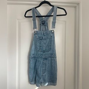 GAP Short Jean Overalls Sz M